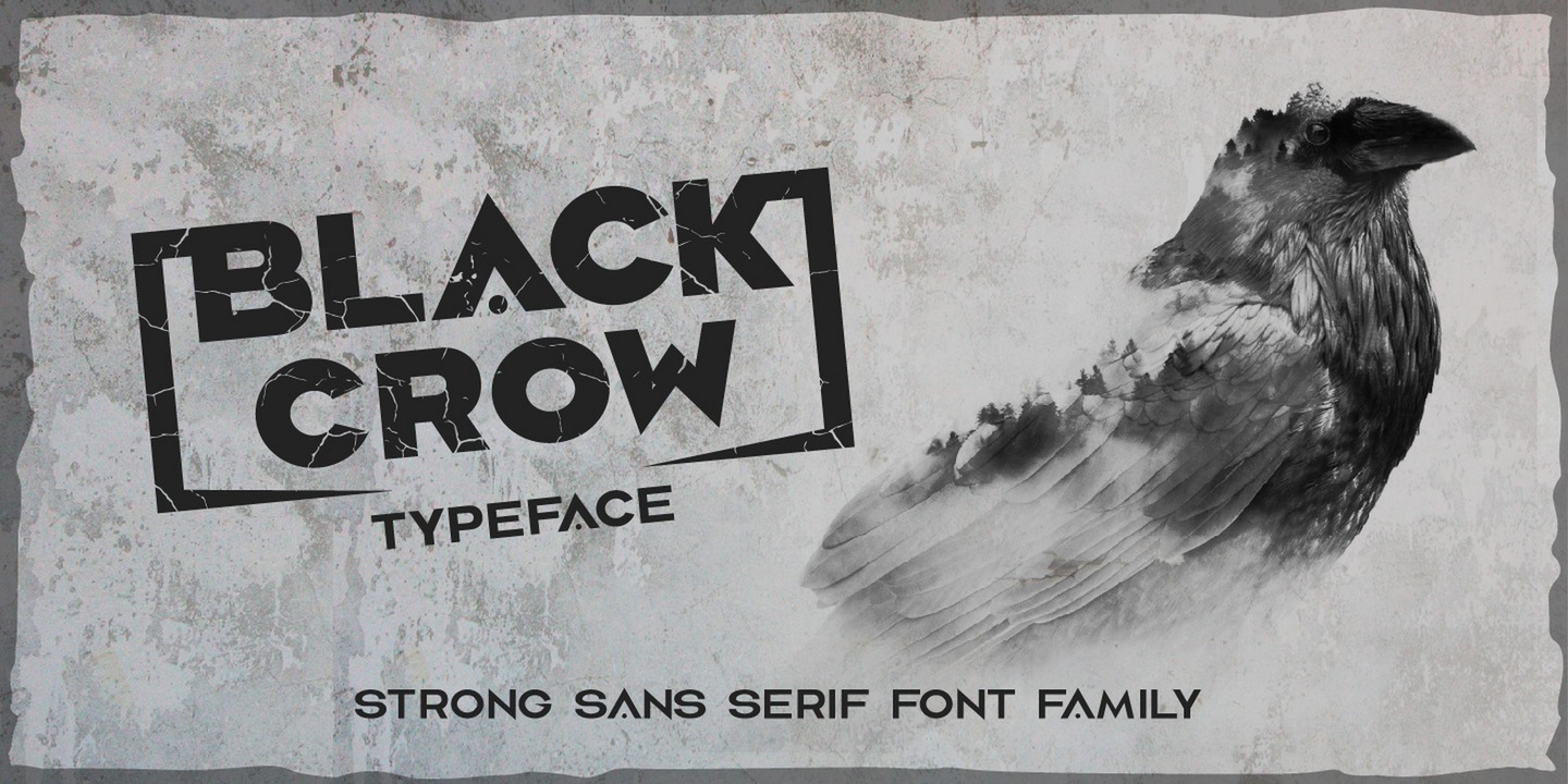 Font Black Crow